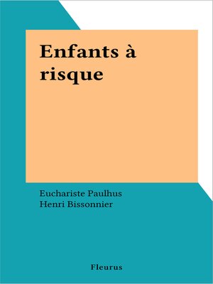 cover image of Enfants à risque